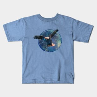 Eagle Moon of Freedom Kids T-Shirt